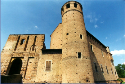 The castle of Calendasco
