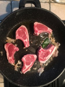 Agnello alla piacentina preparazione